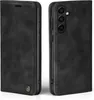 A black flip case for a Samsung Galaxy A16/A16 5G phone is shown from two angles. Produktbild-Vorschau