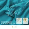 Lavea® 2er Set Kissenbezug 60x60 cm, 100% Baumwolle Jersey, Produktbild-Vorschau 5