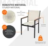 ML-Design – sada 2 zahradních židlí s područkami, béžová Náhled obrázku produktu 7