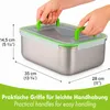 Edelstahl Frischhaltedose, 9 Liter Vorratsdose - Produktbild-Vorschau 2