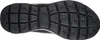 The sole of a black sneaker is shown from an underneath view against a white background. Produktbild-Vorschau