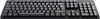 A black wireless keyboard is shown from a top-down perspective against a white background. Náhled obrázku produktu