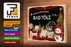 Holzschild Weihnachten Grüße BAD TÖLZ Geschenk 30x20cm Produktbild-Vorschau 3
