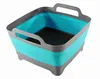 SPÜLSCHÜSSEL 10L faltbar 30x30cm Blau platzsparend Produktbild-Vorschau 2