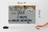 Holzschild Spruch 30x20cm Zeit für das Glück heute nicht Produktbild-Vorschau 5