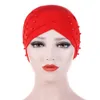 Cappello turban elastico con perline da donna, copricapo Anteprima dell’immagine prodotto 9