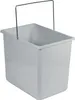 A light gray rectangular bucket with a metal handle is shown against a white background. Náhled obrázku produktu
