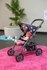 Puppenbuggy Liba - star blue pink Produktbild-Vorschau 10