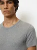 Marc O´Polo Herren T-Shirt 2-Pack Iconic Rib - Grau - Größe Produktbild-Vorschau 4