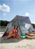 Parasol de plage pliable UV Pêche avec fond grand xxl Voir les images du produit 2