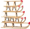 Nijdam Davos Schlitten – Schlitten – S – 80 cm – Holz – Rot Produktbild-Vorschau 5