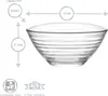 LAV Derin Ensemble de 6 coupes en verre - 300 ml, pour les Voir les images du produit 10