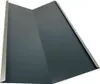 A dark gray metal profile with silver edges, folded into a V-shape. Produktbild-Vorschau