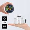 KADAX kleine Einmachgläser 250 ml, Marmeladengläser mit Produktbild-Vorschau 3