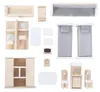 Wooden Dollhouse - ROBA - 3 floors with 16 pieces of Productafbeelding-voorbeeld 8