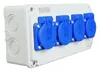 RoadEu - Steckdosenverteiler 4x Schuko 230V. Stromverteiler Produktbild-Vorschau 2