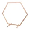 A wooden hexagonal arch stand on a white background. Náhled obrázku produktu