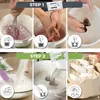 Collage of images showing steps for a hand casting kit. Náhled obrázku produktu