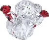 A clear, professional studio shot of a crystal figurine. Voir les images du produit