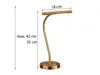 Stolní lampa CURTIS zlatá Trio 579790104 Náhled obrázku produktu 3