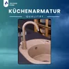 VBChome Küchenarmatur Beige Granitoptik 360° drehbar – Produktbild-Vorschau 5