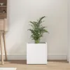 vidaXL květináč bílý 40x40x40 cm Materiál dřevo Náhled obrázku produktu 3