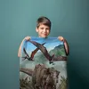 Jurassic World Baumwolle Strandtuch Frottee Badetuch mit Produktbild-Vorschau 3
