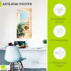 ARTland Poster Blick auf Toskanalandschaft Größe: 75x150 cm Produktbild-Vorschau 3