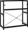 vidaXL Rám umývadla do kúpeľne čierny 79x38x83 cm železo Náhľad obrázku produktu 5