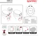 Spirella WC sedátko Víko klozetu Neela s mechanismem Náhled obrázku produktu 8