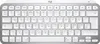 A top-down view of a silver and white Logitech MX Keys Mini keyboard. Produktbild-Vorschau