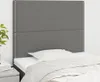 vidaXL Kopfteile 2 Stk. Dunkelgrau 100x5x78/88 cm Stoff -  Produktbild-Vorschau 2