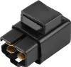 A black automotive relay with brass connectors. Náhľad obrázku produktu