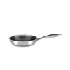 A stainless steel frying pan with a honeycomb pattern on a white background. Náhľad obrázku produktu