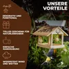 Dekoratives Vogelhaus für Garten funktional und wetterbeständig ideal als Geschenk für Naturfreunde Produktbild-Vorschau