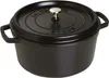 STAUB Cocotte pražič  Classic liati 6,7 litra Ø28cm čierny Náhľad obrázku produktu 4