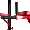 Close-up of a red and black dip station. Produktbild-Vorschau