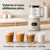 Elektrický pěnový mlékař Olvy ze skla, 4 v 1, 500 W, s Náhled obrázku produktu 4