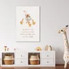 MuchoWow® - Leinwandbilder - Kinder - Gänse - Beige - Zitat Produktbild-Vorschau 3