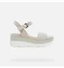 Geox Beige Damensandalen Gardenia 39,5 Produktbild-Vorschau 2