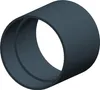 A 3D rendering of a dark gray cylindrical pipe connector. Produktbild-Vorschau