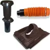 Klöber-Set6 Dachentlüftung DN100 braun Universal Produktbild-Vorschau 1