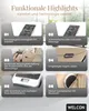 WELCON Massagesessel EASYRELAXX beige - 3D Massagestuhl mit Produktbild-Vorschau 3