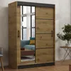 Schwebetürenschrank Tomy in Artisan Eiche– Moderner Produktbild-Vorschau 2