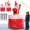MONZANA Aufblasbarer Weihnachtsmann im Kamin 178 cm Produktbild-Vorschau 1