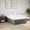 vidaXL Bettgestell ohne Matratze Dunkelgrau 140x190 cm Produktbild-Vorschau 2