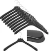 10 Set Kleiderbügel Haken drehbar B 50 cm schwarz Produktbild-Vorschau 1
