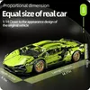 Technic Motorsport Rennwagen Modellbausatz Spielzeug Produktbild-Vorschau 3