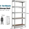 5-stufiges Lagerregal, Metallregal mit verstellbaren Produktbild-Vorschau 5