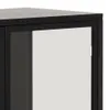 Vitrine Nebas 80cm, 2 Türen und 1 Fachboden - schwarz Produktbild-Vorschau 7